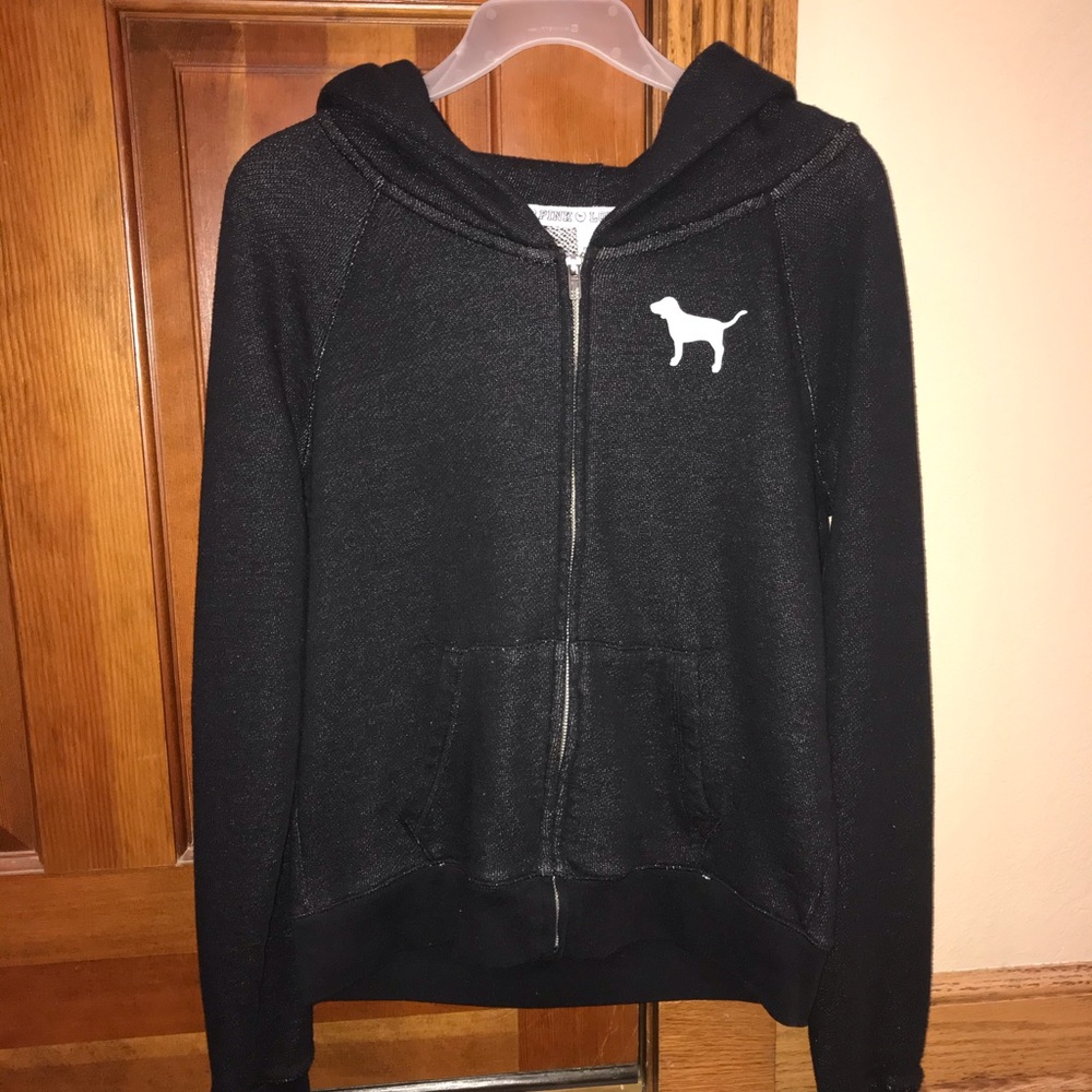 Victoria’s Secret Pink Hooded Zip Sweatshirt M